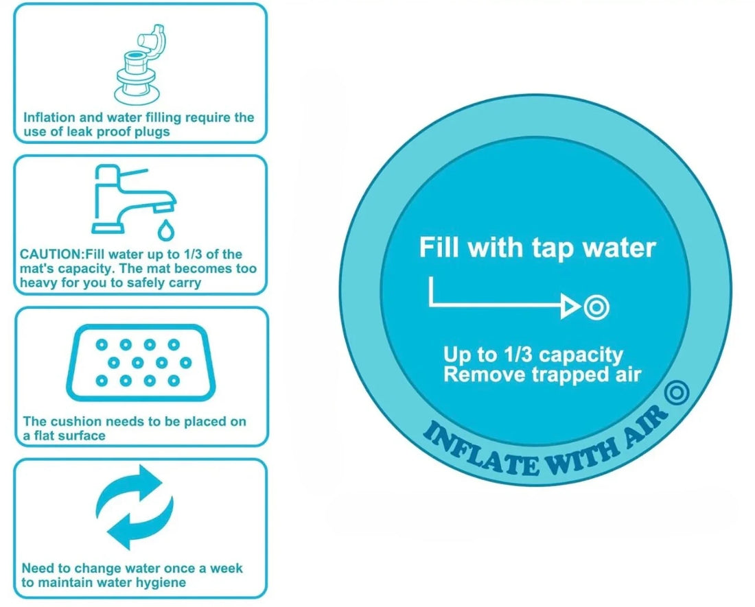 💦 Water Bed™ – Keep Your Pets Cool, Comfy & Chill